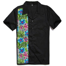 Load image into Gallery viewer, 2019 Summer Hawaiian Shirt Men Short Sleeve Cotton Hawaii Palm Tree Rockabilly Shirt Men Big Size Casual camisa hawaiana hombre