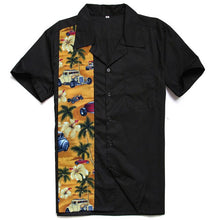 Load image into Gallery viewer, New Mens Hawaiian Shirt Short Sleeve Leopard Palm Floral Rockabilly Shirt Big Sizes Summer Cotton Casual camisa hawaiana hombre
