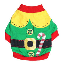 Load image into Gallery viewer, Fun Lovely Christmas Pet Dog Winter Cute Vest T Shirt Small Dogs Warm Coats Jackets Clothing Clothes Puppy Pet Apparel 1