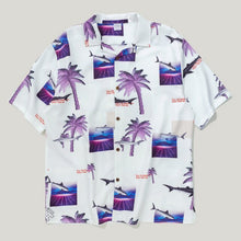 Load image into Gallery viewer, Coconut tree beach full version digital printing Hawaiian wind loose shirt male trend