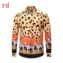 Load image into Gallery viewer, F.N.JACK Long Sleeve Slim Fit Business Man Shirt 2019 New Fashion Men Shirt Casual Male Hawaiian Shirts Printed Shirt Men