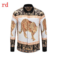 Load image into Gallery viewer, F.N.JACK Long Sleeve Slim Fit Business Man Shirt 2019 New Fashion Men Shirt Casual Male Hawaiian Shirts Printed Shirt Men