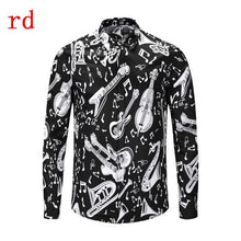 Load image into Gallery viewer, F.N.JACK Long Sleeve Slim Fit Business Man Shirt 2019 New Fashion Men Shirt Casual Male Hawaiian Shirts Printed Shirt Men