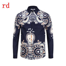 Load image into Gallery viewer, F.N.JACK Long Sleeve Slim Fit Business Man Shirt 2019 New Fashion Men Shirt Casual Male Hawaiian Shirts Printed Shirt Men