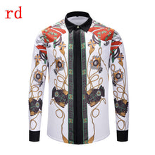 Load image into Gallery viewer, F.N.JACK Long Sleeve Slim Fit Business Man Shirt 2019 New Fashion Men Shirt Casual Male Hawaiian Shirts Printed Shirt Men