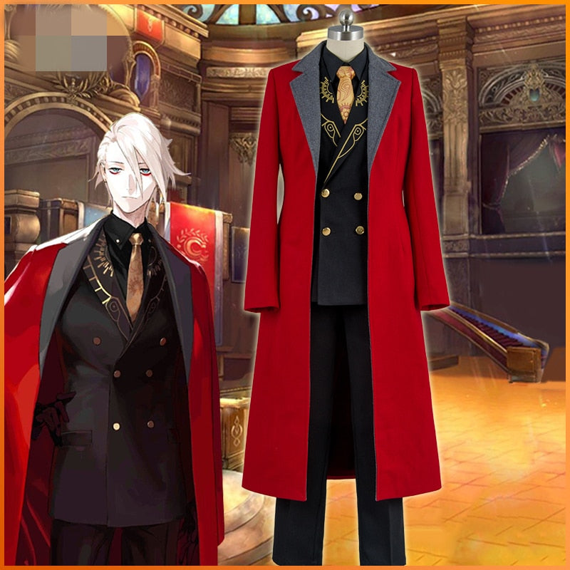 Anime Fate/Grand Order Anniversary Karna Cosplay Costume Red