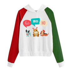 Load image into Gallery viewer, New Women Coats Christmas Blouses Ladies Sweatershirts Print Hooded Long Sleeves Sweatshirt Hooded Pullover Tops Outwear Shirts