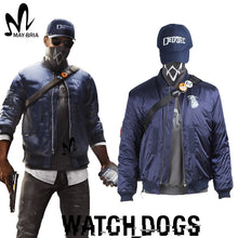 Load image into Gallery viewer, Game Watch Dogs 2 Costume Marcus Holloway Cosplay Costume Watch Dogs mask cap shirt blue jacket custom made Christmas costumes
