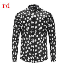 Load image into Gallery viewer, F.N.JACK 2019 New Fashion Men Shirt  Long Sleeve Slim Fit Business Man Shirt Casual Male Hawaiian Shirts Printed Shirt Men