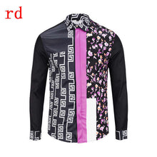 Load image into Gallery viewer, F.N.JACK 2019 New Fashion Men Shirt  Long Sleeve Slim Fit Business Man Shirt Casual Male Hawaiian Shirts Printed Shirt Men