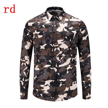 Load image into Gallery viewer, F.N.JACK 2019 New Fashion Men Shirt  Long Sleeve Slim Fit Business Man Shirt Casual Male Hawaiian Shirts Printed Shirt Men